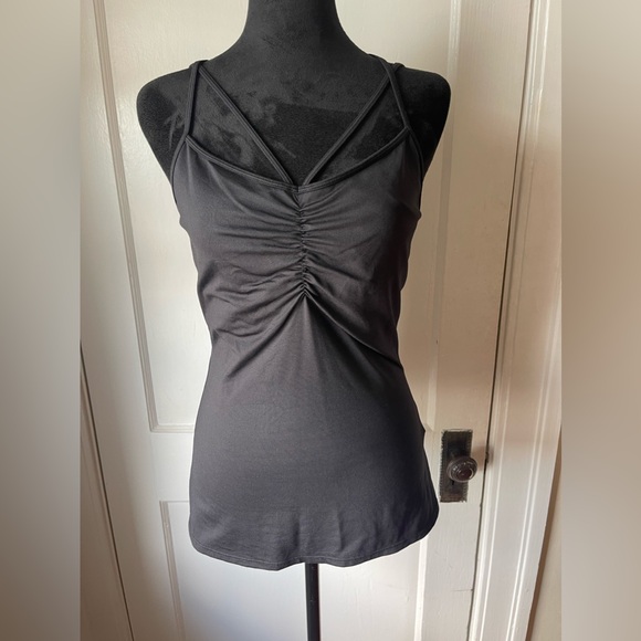 Boston Proper, Criss cross tank, w/ bra underlining, size med, like new - Picture 1 of 6